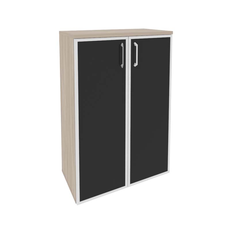 Шкаф средний широкий ONIX O.ST-2.4R black Дуб Аттик
