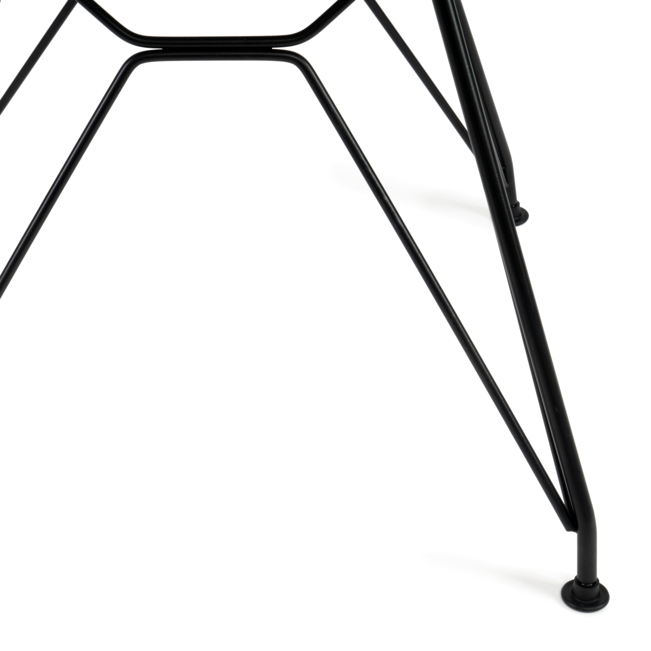 Стул HANSEN (mod. 622N) пластик/металл, 51х47х80 см, высота до сиденья 45 см, оранжевый/черный