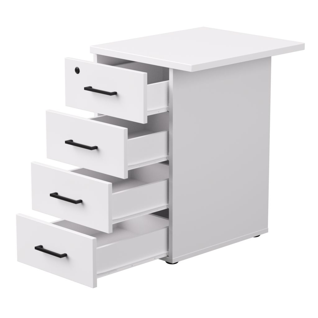 Тумба приставная с топом Everprof EVO 254Т1203 Белая