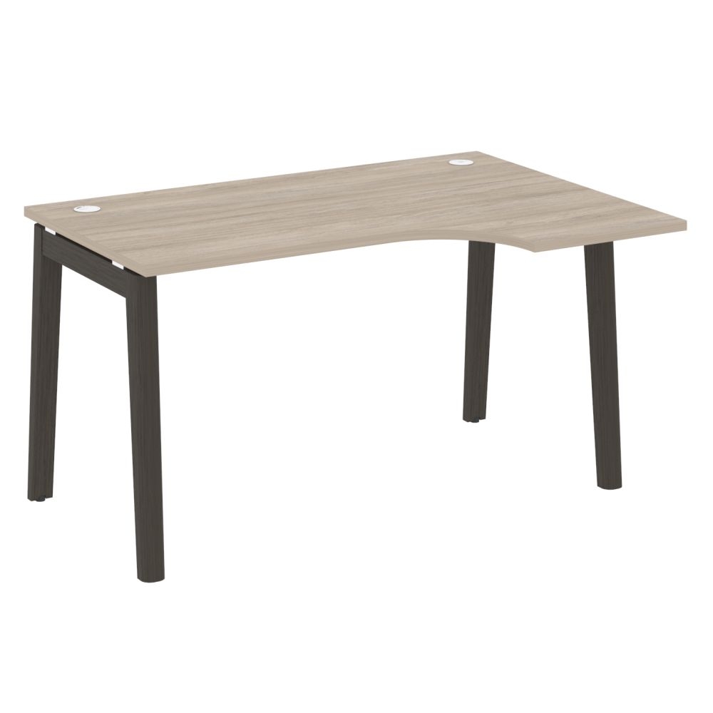 Стол эргономичный правый ONIX WOOD OW.SA-2(R) Дуб Аттик/Темный