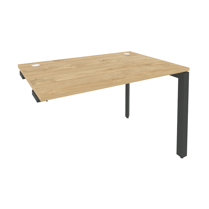Стол-приставка на П-образном м/к к опорным элементам ONIX O.MP-SPR-2.8 Тиквуд Светлый/Антрацит