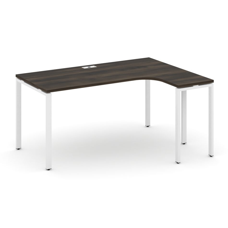 Стол эргономичный правый CONCEPT CN.OSA-002(R) Дуб Мали Белый