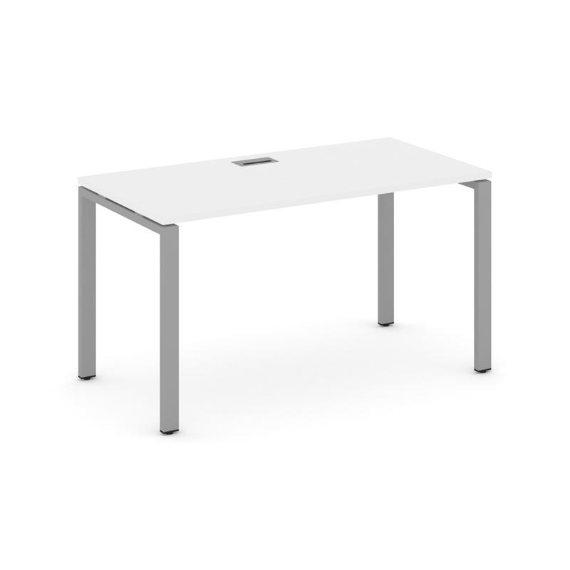Стол письменный Style Project SN-6P.SP-004 Белый/Металл Серый 1580*600*750