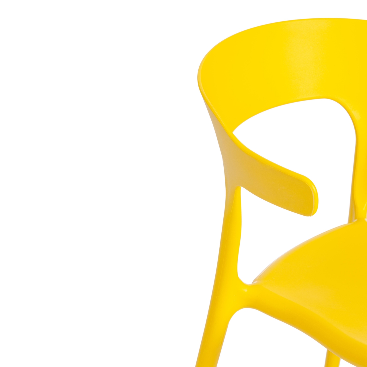 Стул TON (mod. PC36) пластик, 49,5 х 50 х 75,5 см , Yellow (Желтый)