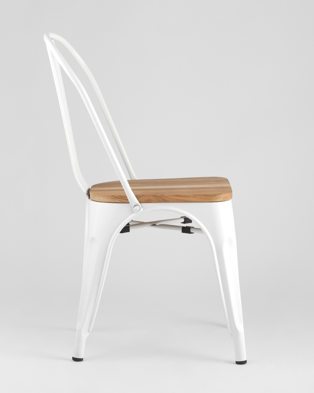 Стул Tolix Wood 850 Белый матовый