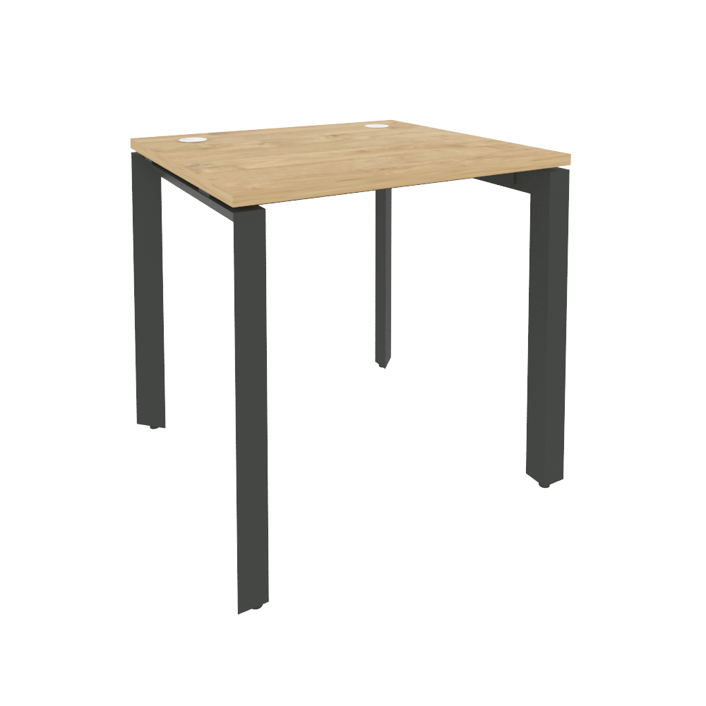 Стол рабочий на П-образном м/к ONIX O.MP-SP-0.7 Тиквуд Светлый/Антрацит