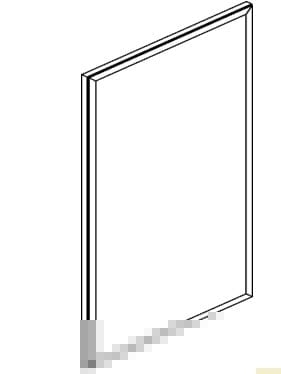Зеркало настенное KM 5010 Дуб сонома светлый