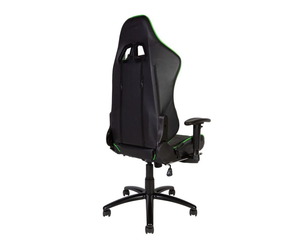 Игровое кресло Лотус ГТС РФ-8066Е Черный/Зеленый / Lotus GTS RF-8066E