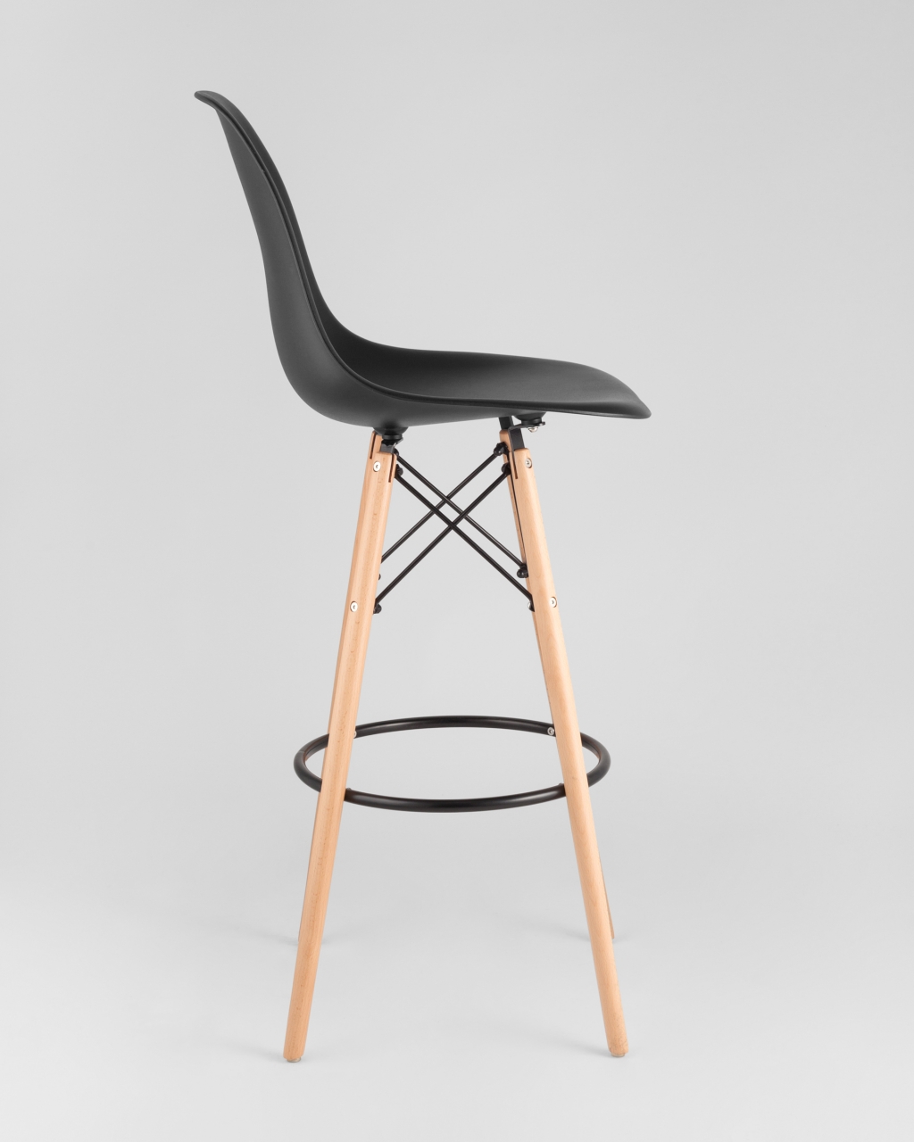 Стул Eames DSW барный Черный