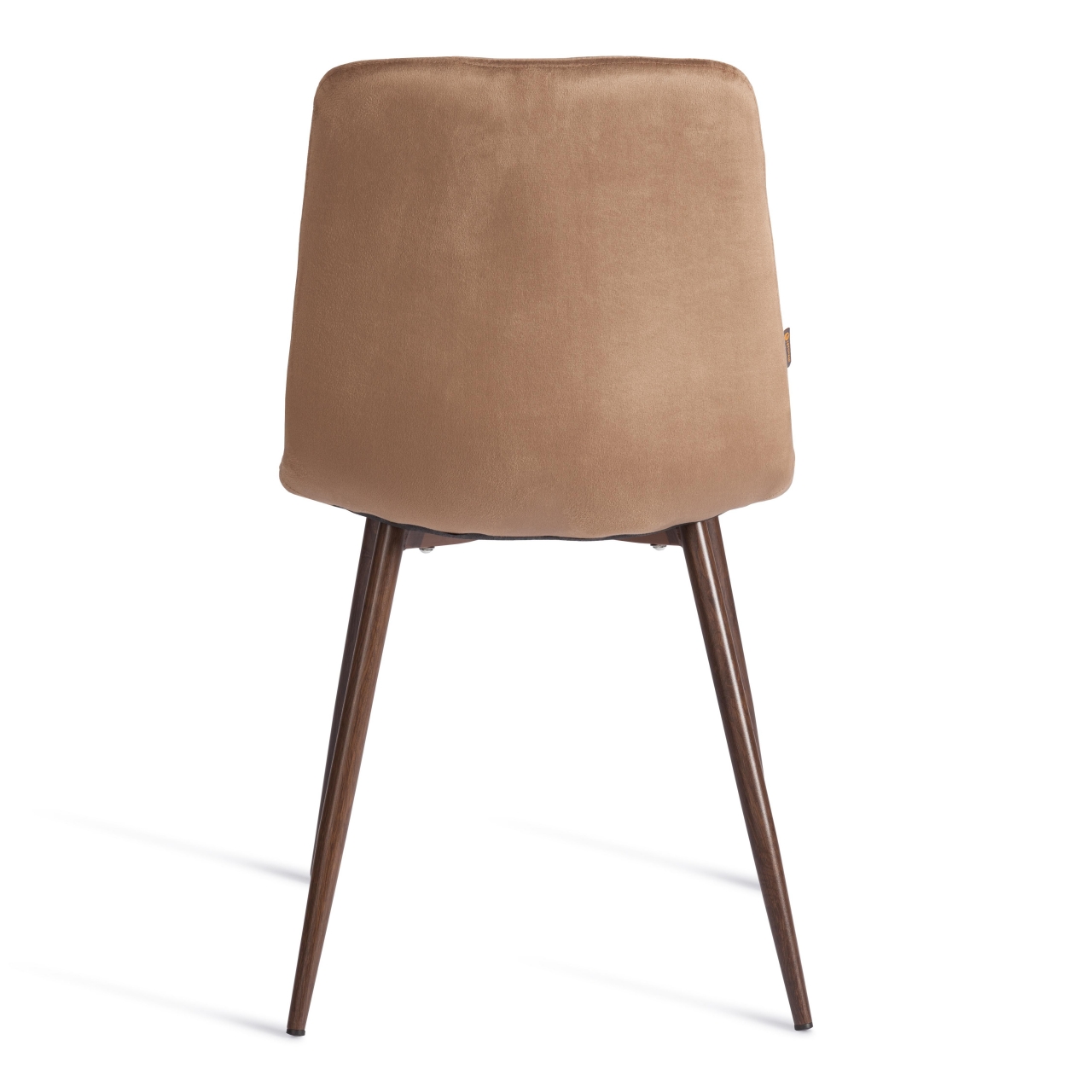 Стул CHILLY (mod. JSC-220) Велюр/металл , 44,5х52,5х88 см, Brown (коричневый) HLR11 / орех