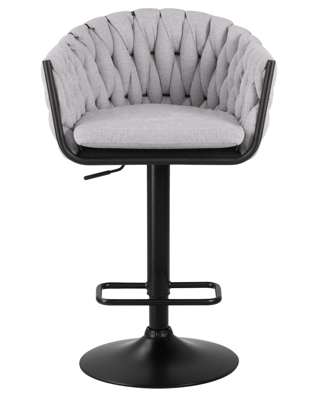 Стул барный DOBRIN LEON Серая ткань LAR 275-17