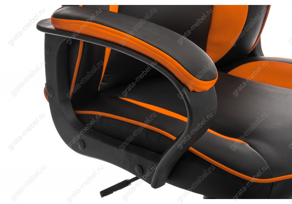 Стул Anger черное / оранжевое