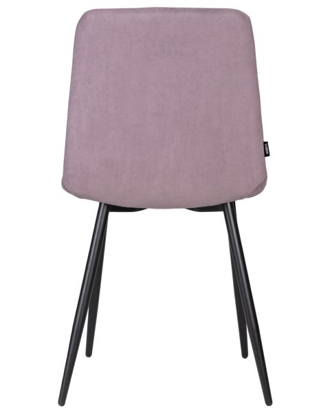 Стул обеденный DOBRIN CHILLY ROMBO (Лавандовый Simple 48, основание черное) 4 шт
