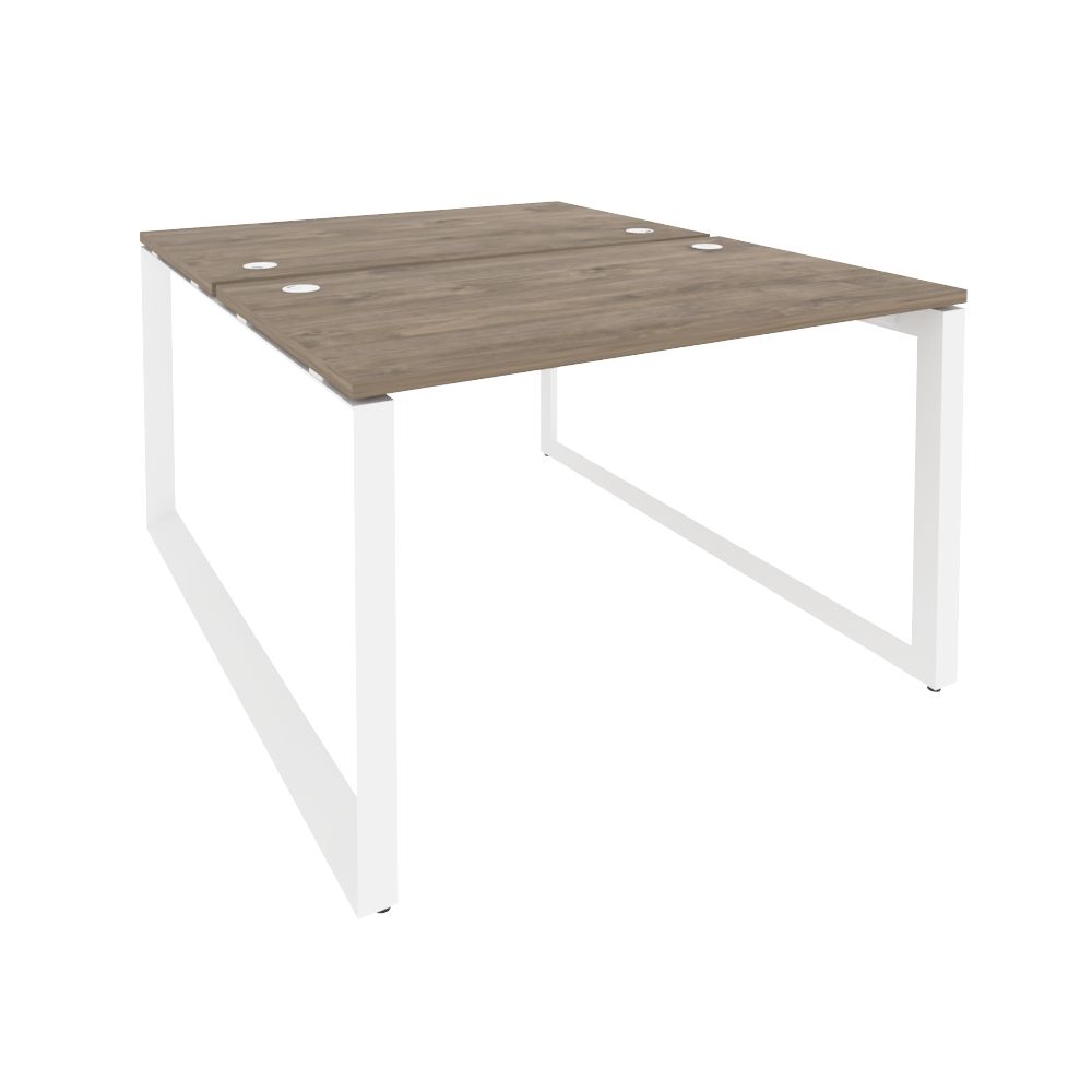 Рабочая станция на О-образном м/к ONIX O.MO-D.RS-2.2.7 Тиквуд Темный/Белый