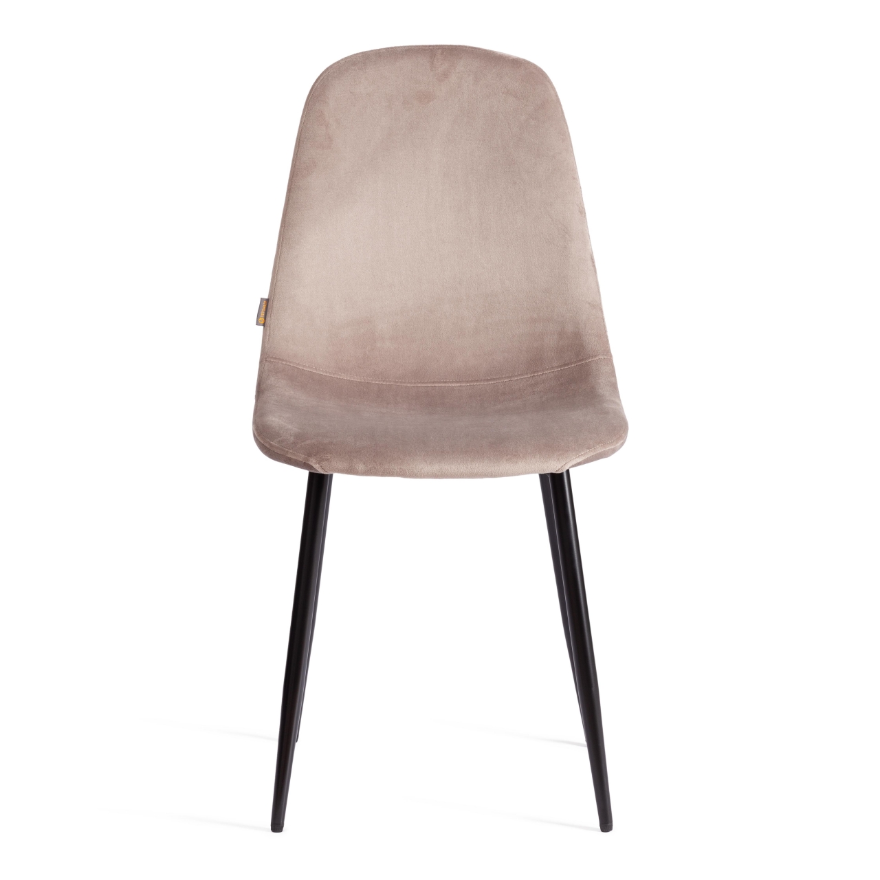 Стул BREEZE (mod. JSC-58) Велюр/металл , 44 х 53 х 86 см, coffee (кофейный) HLR 9 / черный