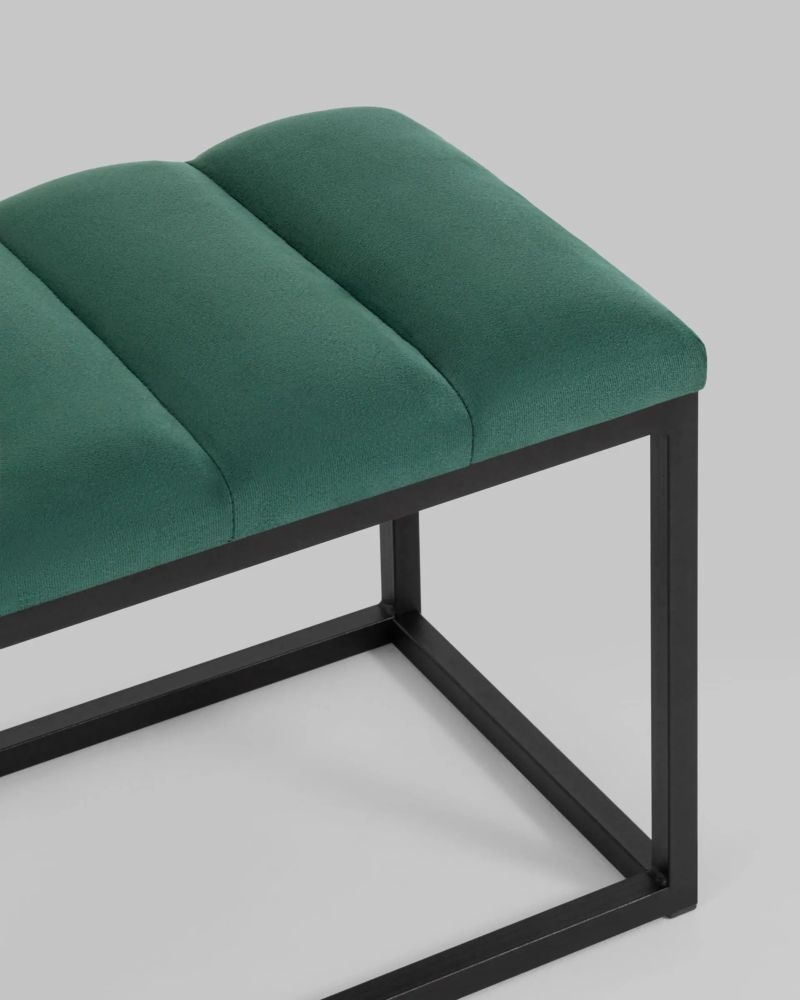 Банкетка Хостен велюр Зеленый