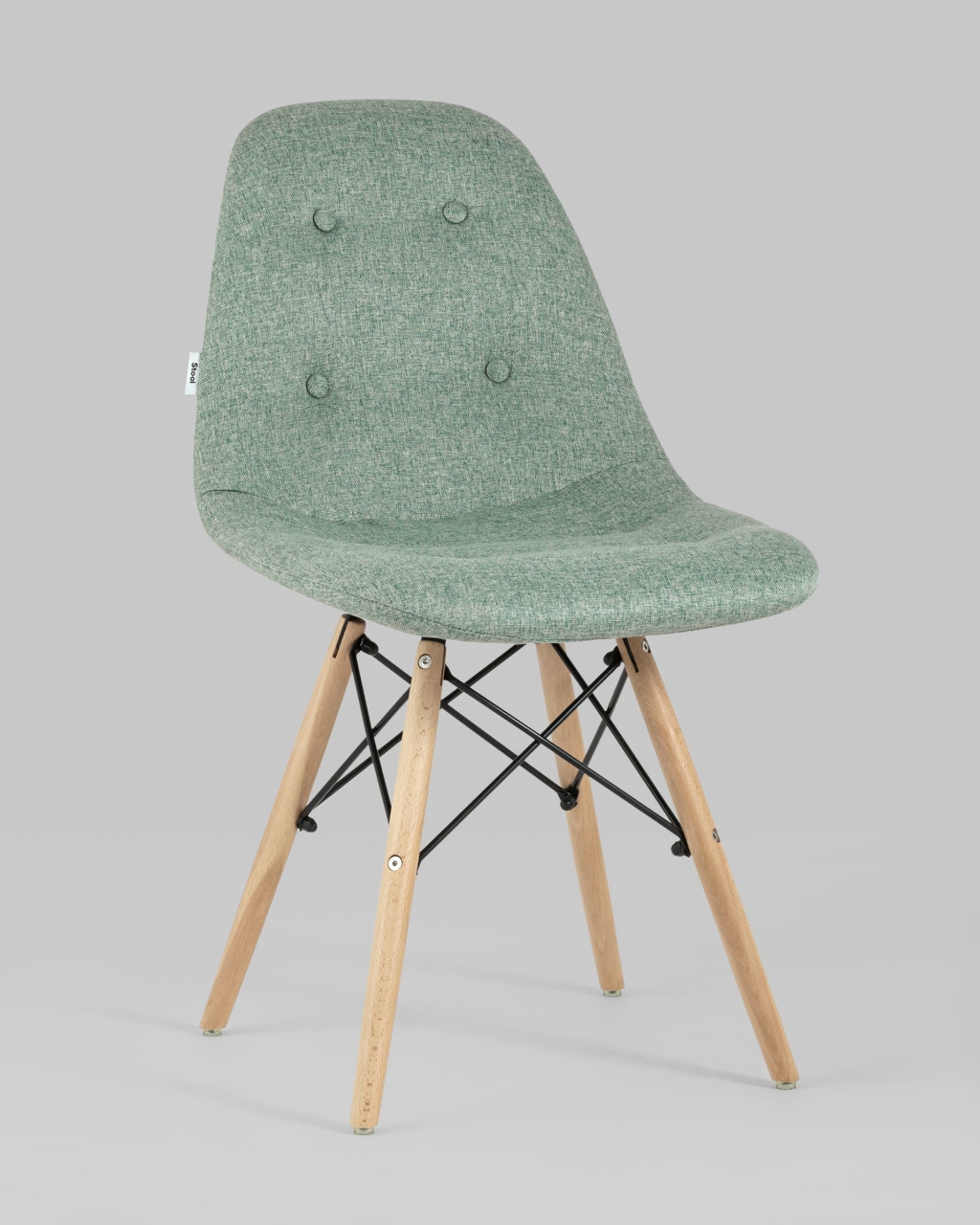 Стул DSW SOFT рогожка Мятный