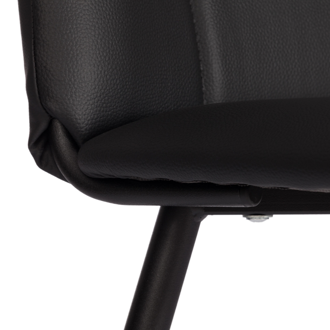 Стул обеденный Asti TREND, экокожа, черная, 47х54х86 см