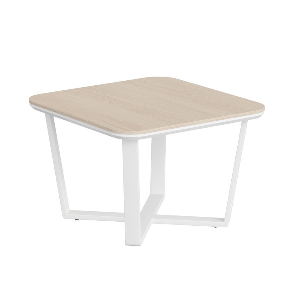 Стол журнальный Line СФ-571608.1 Дуб светлый Белый