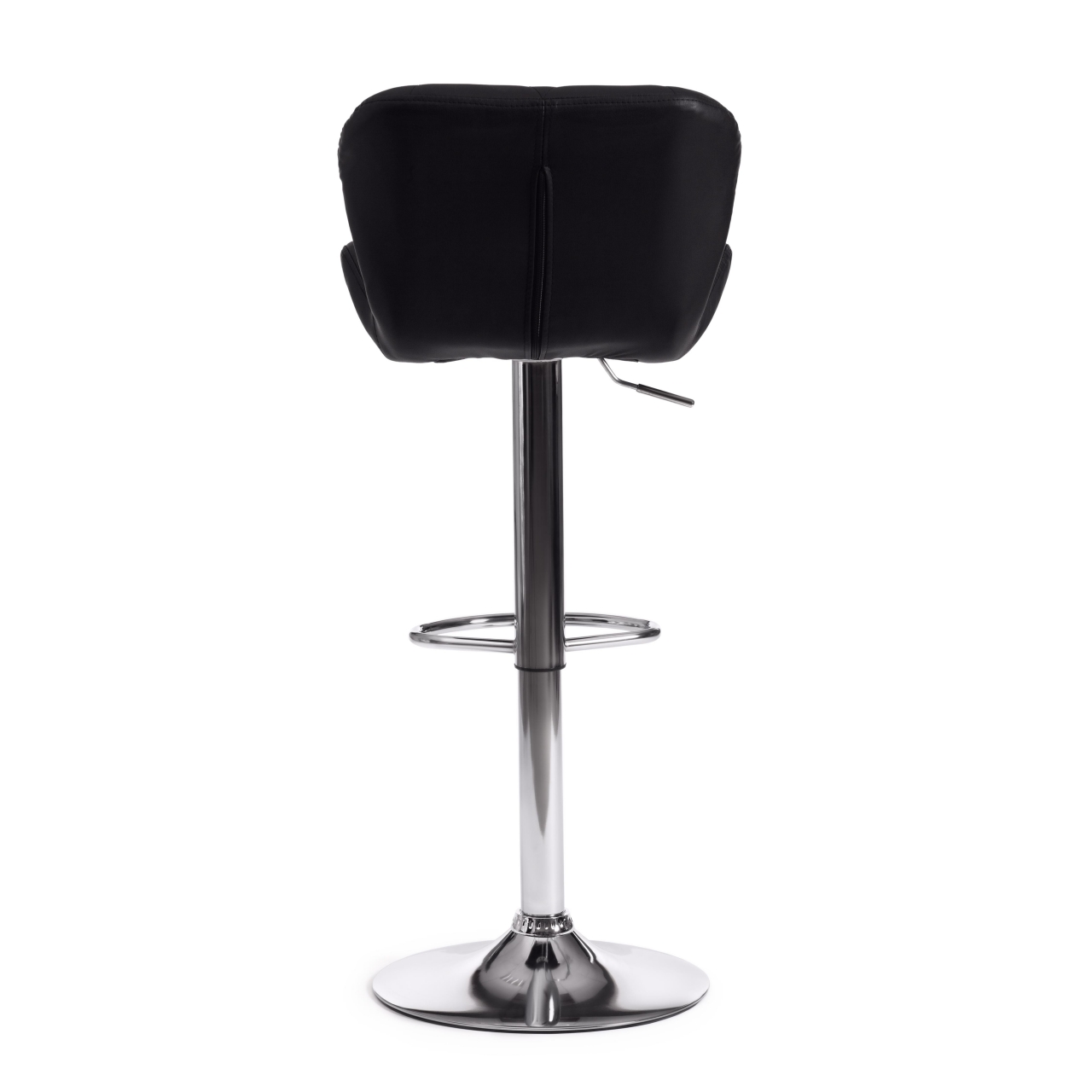 Стул барный BIAGGIO (mod. KY717) металл/экокожа, 44*50*83-103 см, черный/хром