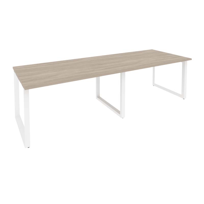 Стол переговорный (2 столешницы) ONIX O.MO-PRG-2.3 Дуб Аттик/Белый