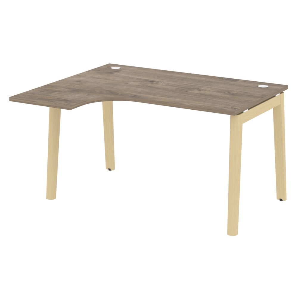 Стол эргономичный левый ONIX WOOD OW.SA-3(L) Тиквуд Темный/Светлый