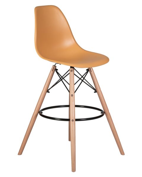 Стул барный DOBRIN DSW BAR (ножки светлый бук, цвет персиковый (NX-Y-06)) 2 шт