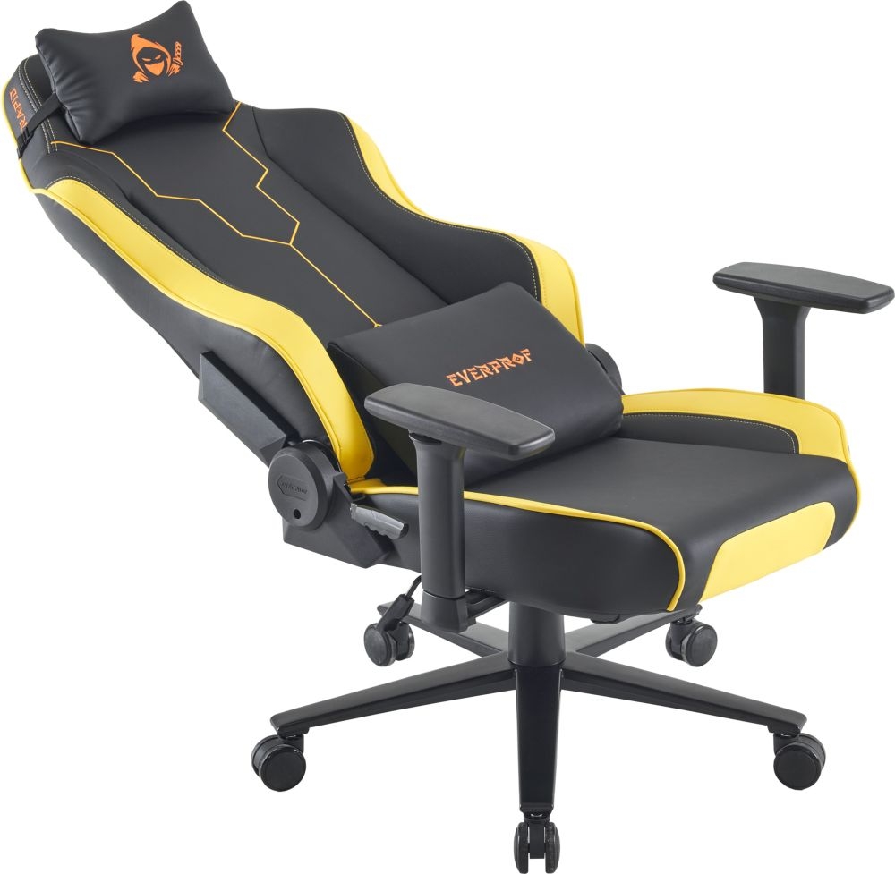 Кресло геймерское Everprof Rapid Экокожа Желтый