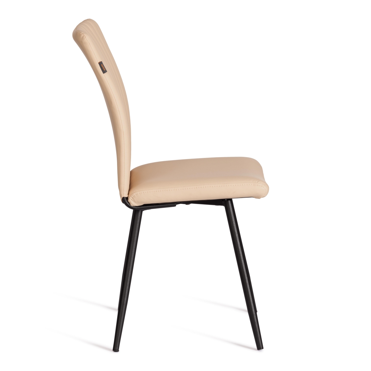 Стул обеденный Monte Carlo TREND, экокожа, бежевая, 49х51х93 см