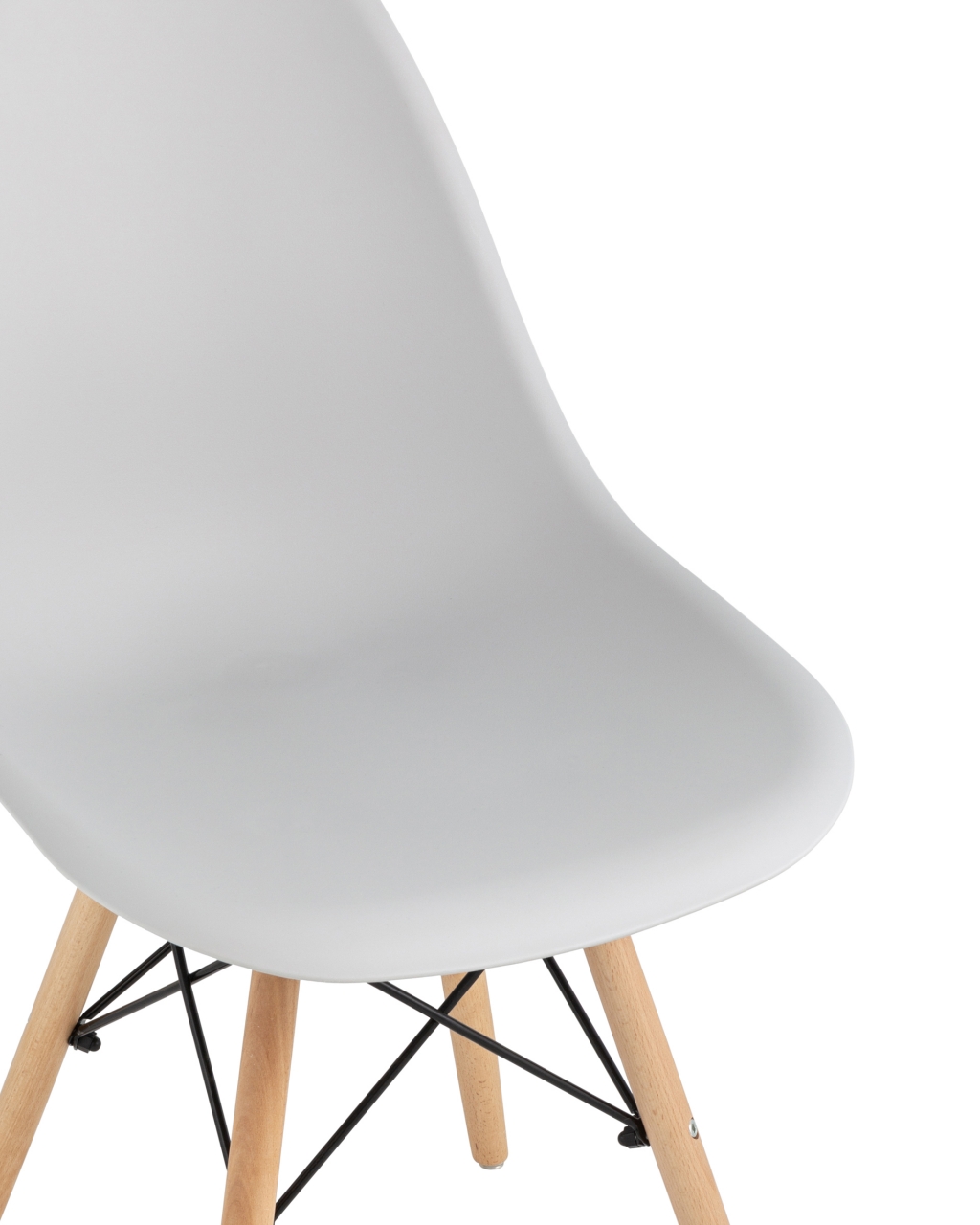 Стул Eames Style DSW светло-серый (разборный каркас)