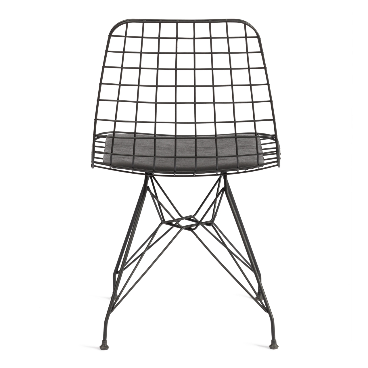 Стул TAVOLA (mod. 271) металл/экокожа, 46 х 47.5 х 84 см, Black (черный)