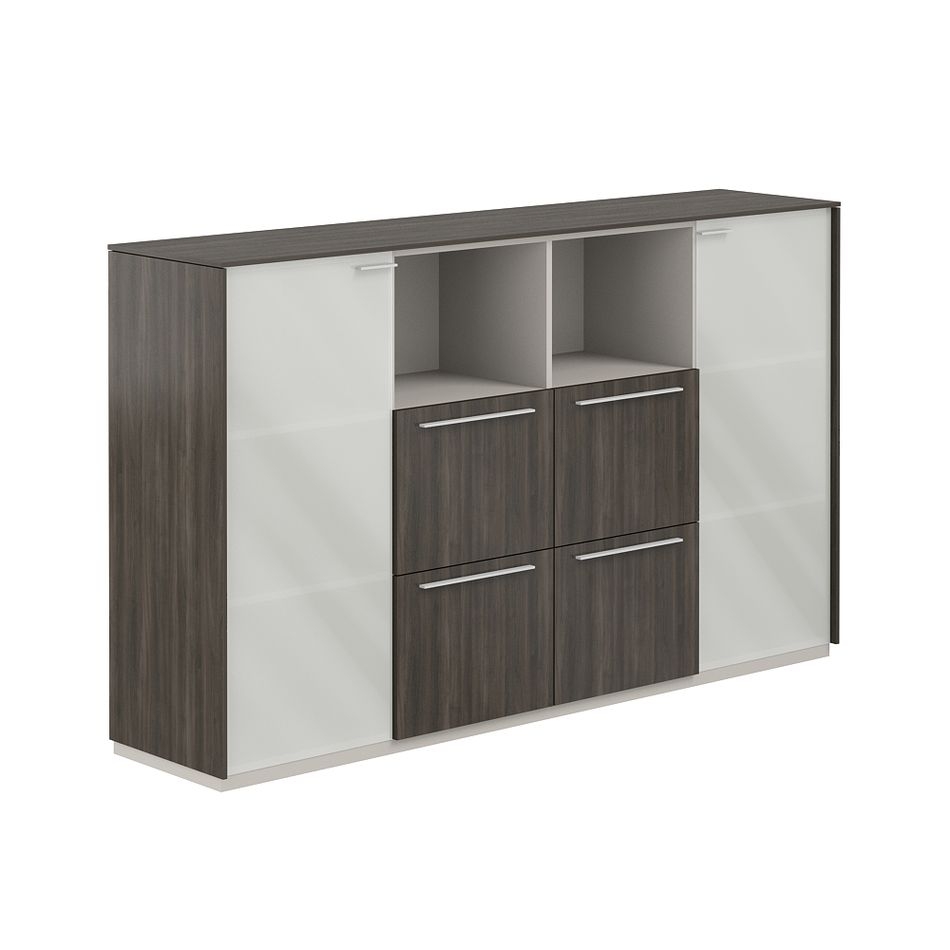 Шкаф средний с ящиками Atlas NZ-0316.BT.BT Бренсон Трюфель