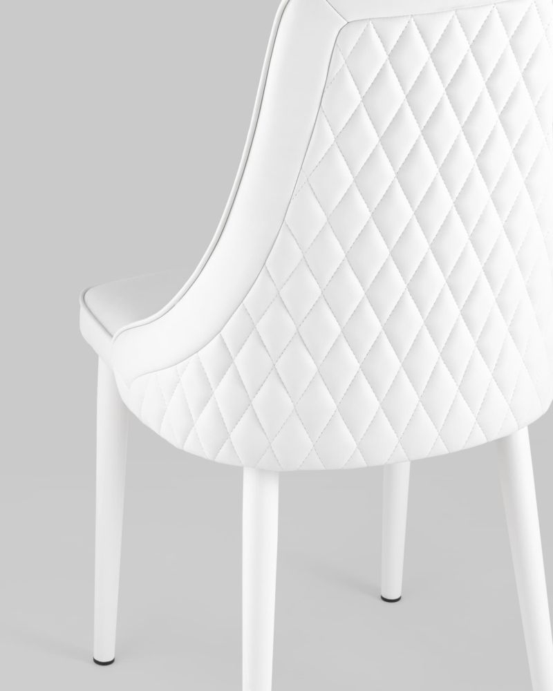 Стул Луис экокожа белые ножки Белый