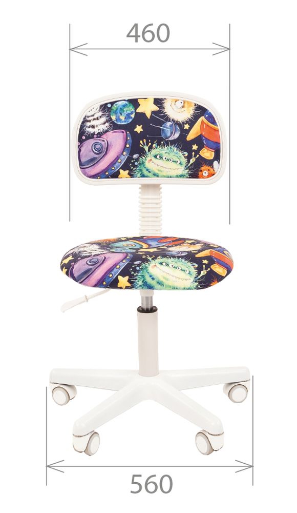 Детское кресло CHAIRMAN KIDS 101 Black Монстры