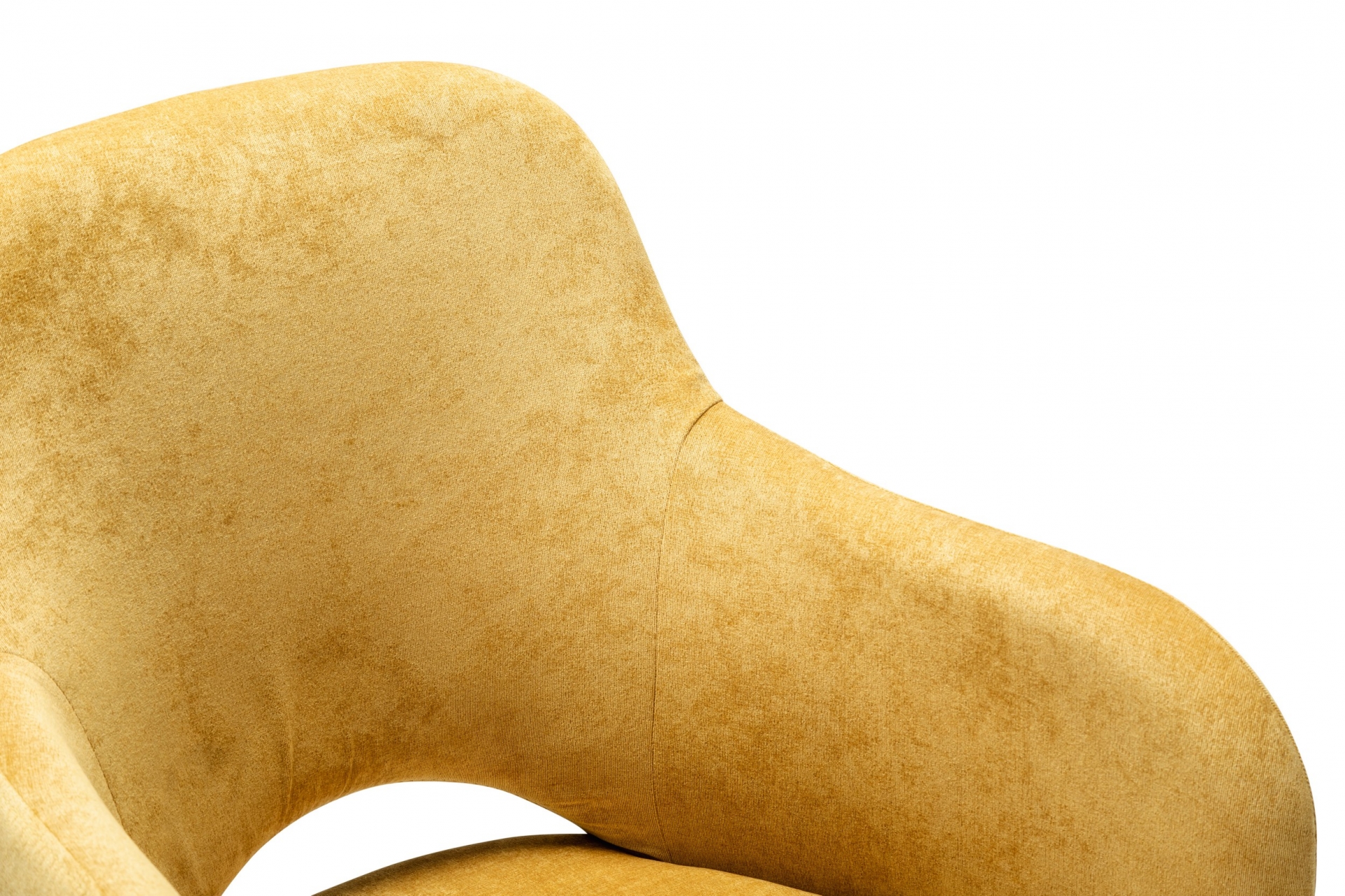 Кресло Ledger К желтый/т. орех