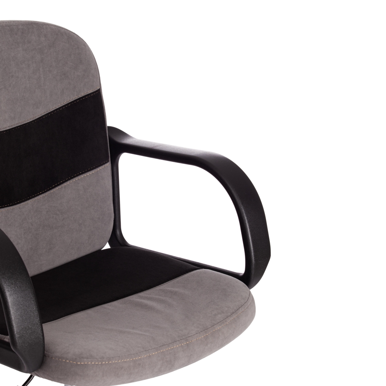 Кресло BAGGI PA флок , серый/черный, 29/35