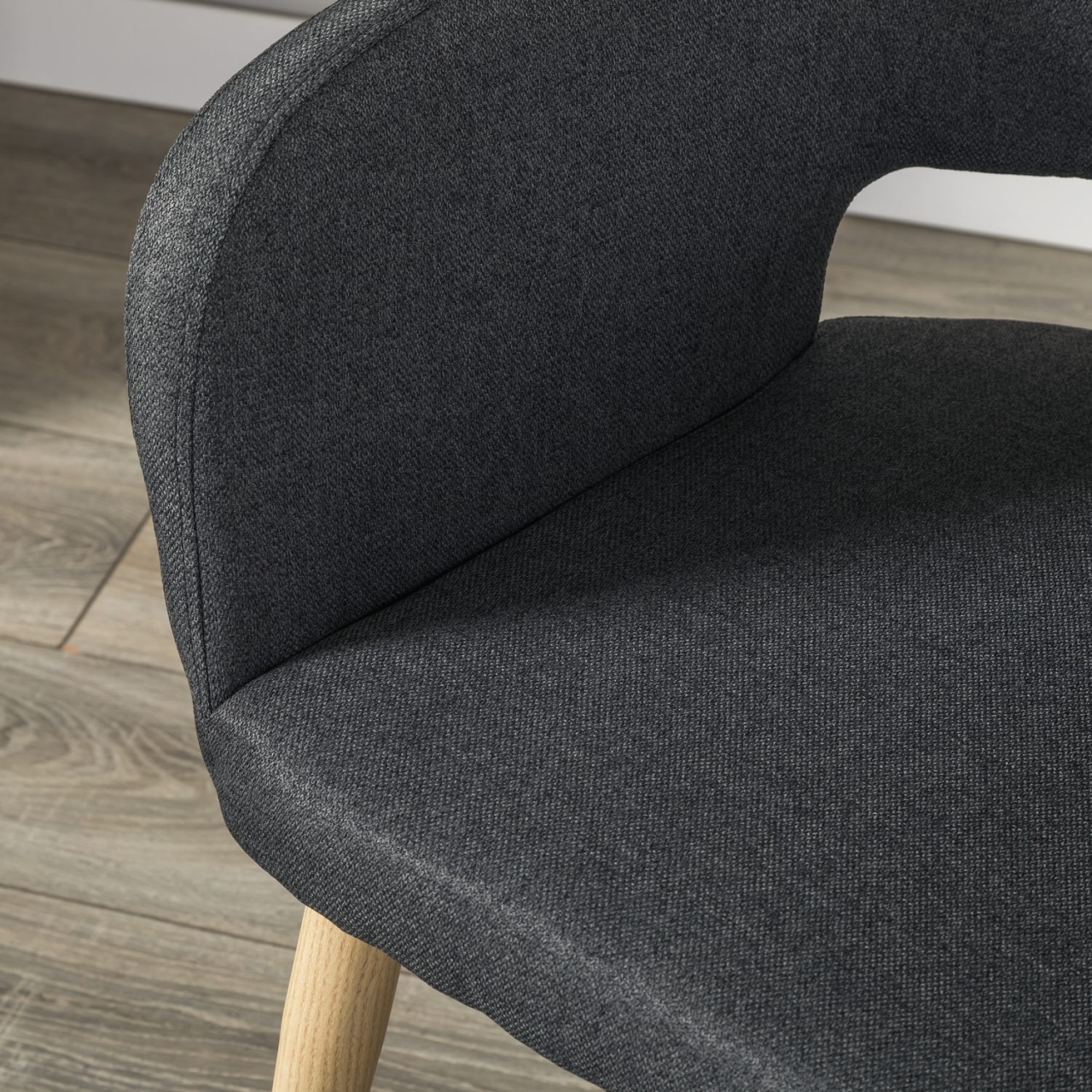 Кресло Oscar темно-серый/нат.дуб