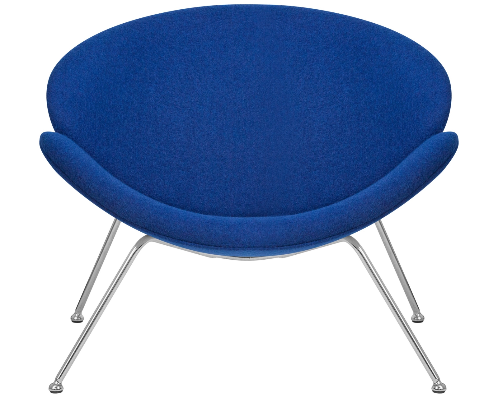 Кресло дизайнерское DOBRIN EMILY Синяя ткань AF6