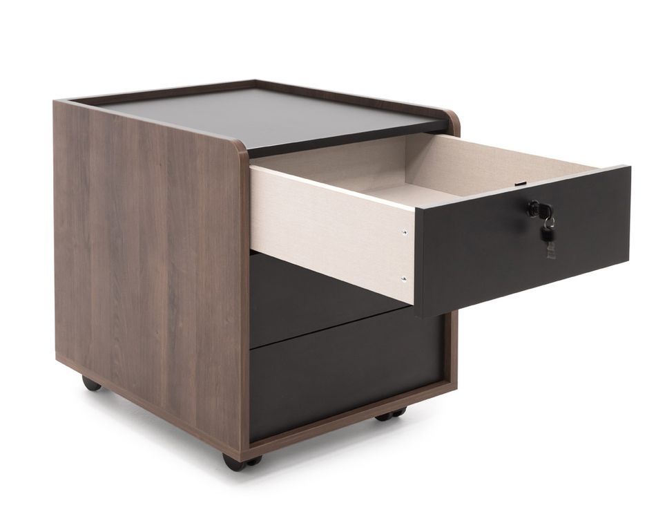 Тумба подкатная MURANO 108 301 KR/BL Кальяри/Черный