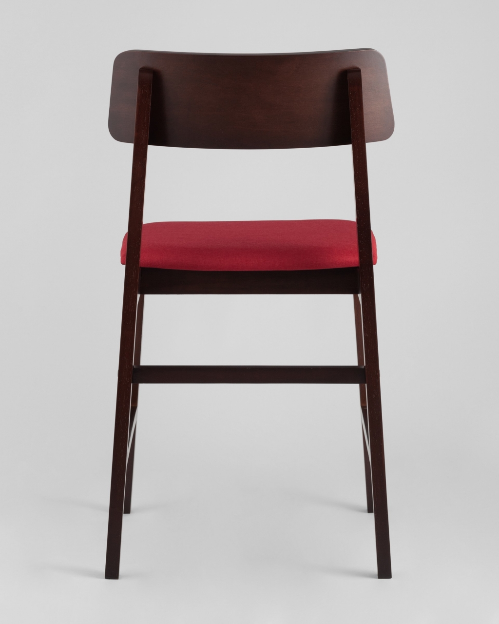 Комплект из двух стульев ODEN мягкая тканевая Красная обивка