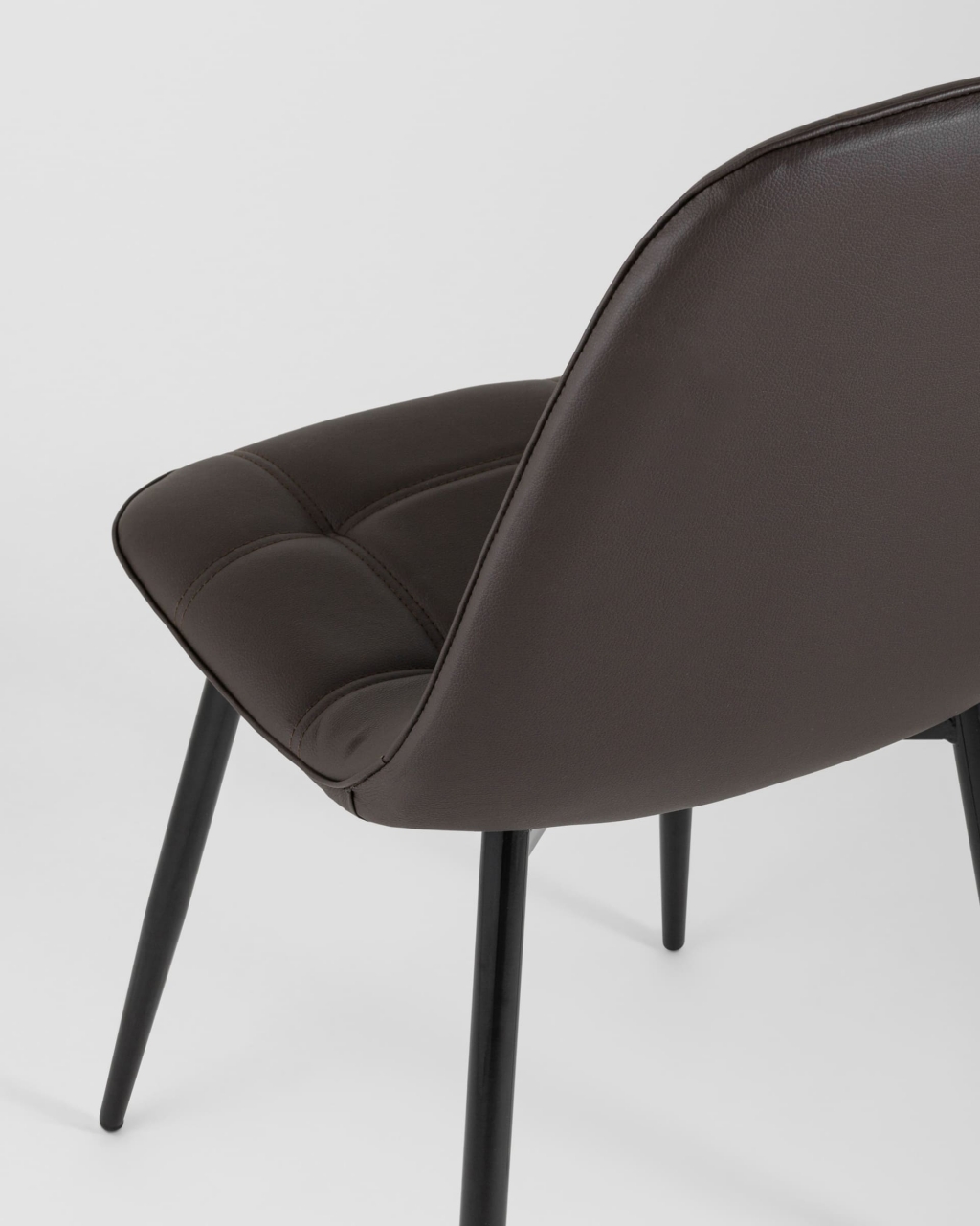 Стул Тейлор экокожа Тёмно-коричневый