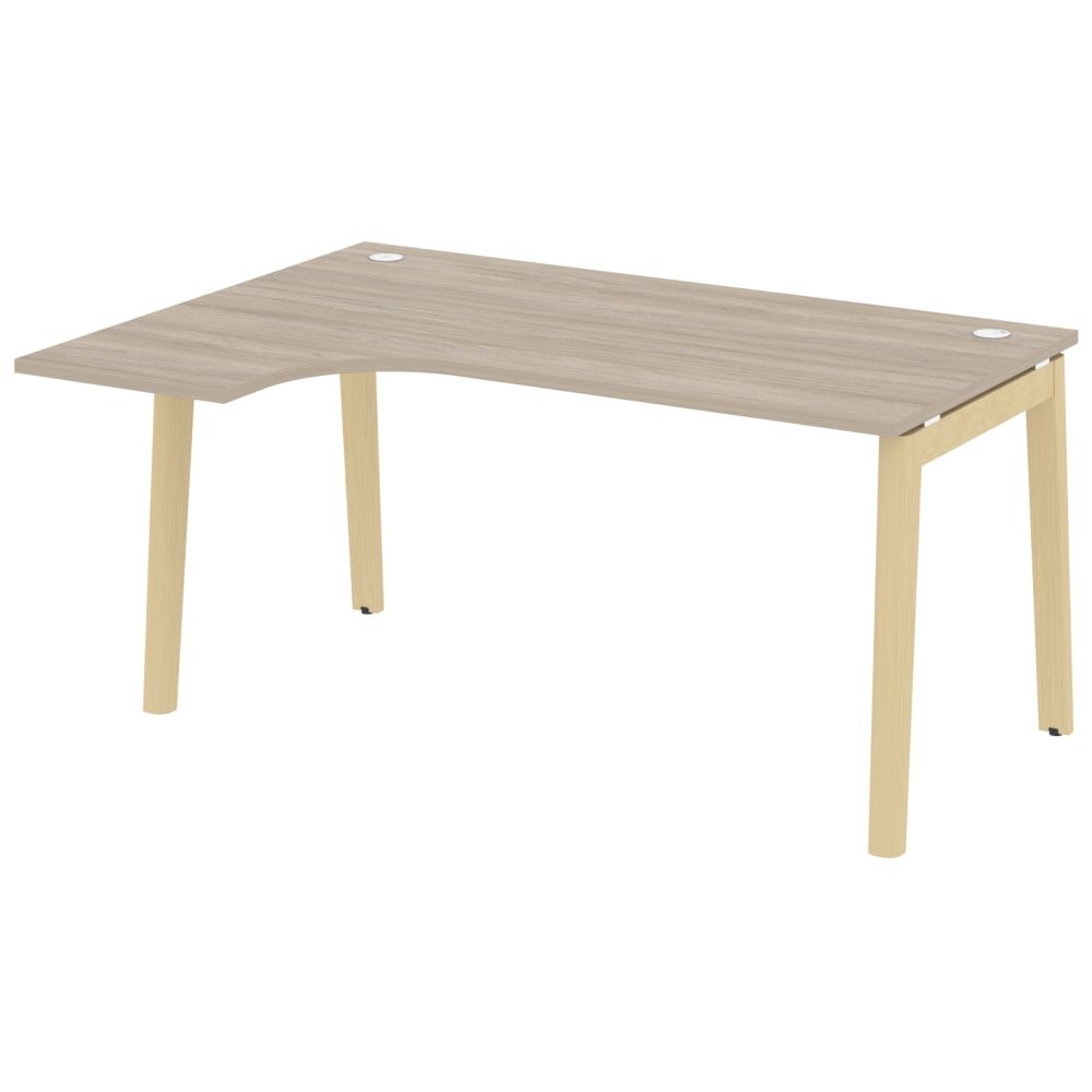 Стол эргономичный левый ONIX WOOD OW.SA-4(L) Дуб Аттик/Светлый