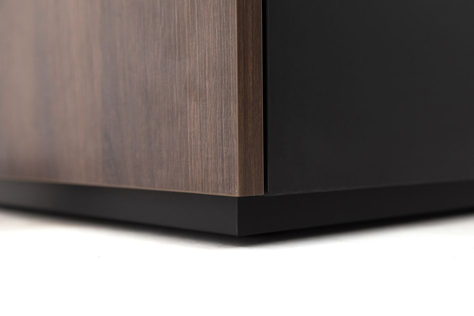 Шкаф для бумаг + гардероб MURANO 108 603 KR/BL Кальяри/Черный