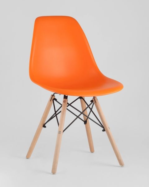 Стул Еамес Стиле ДСВ оранжевый (разборный каркас) / Eames Style DSW