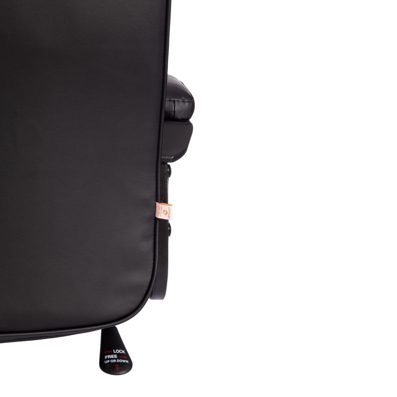 Кресло MAXIMA Хром (22) кож/зам, черный, 36-6