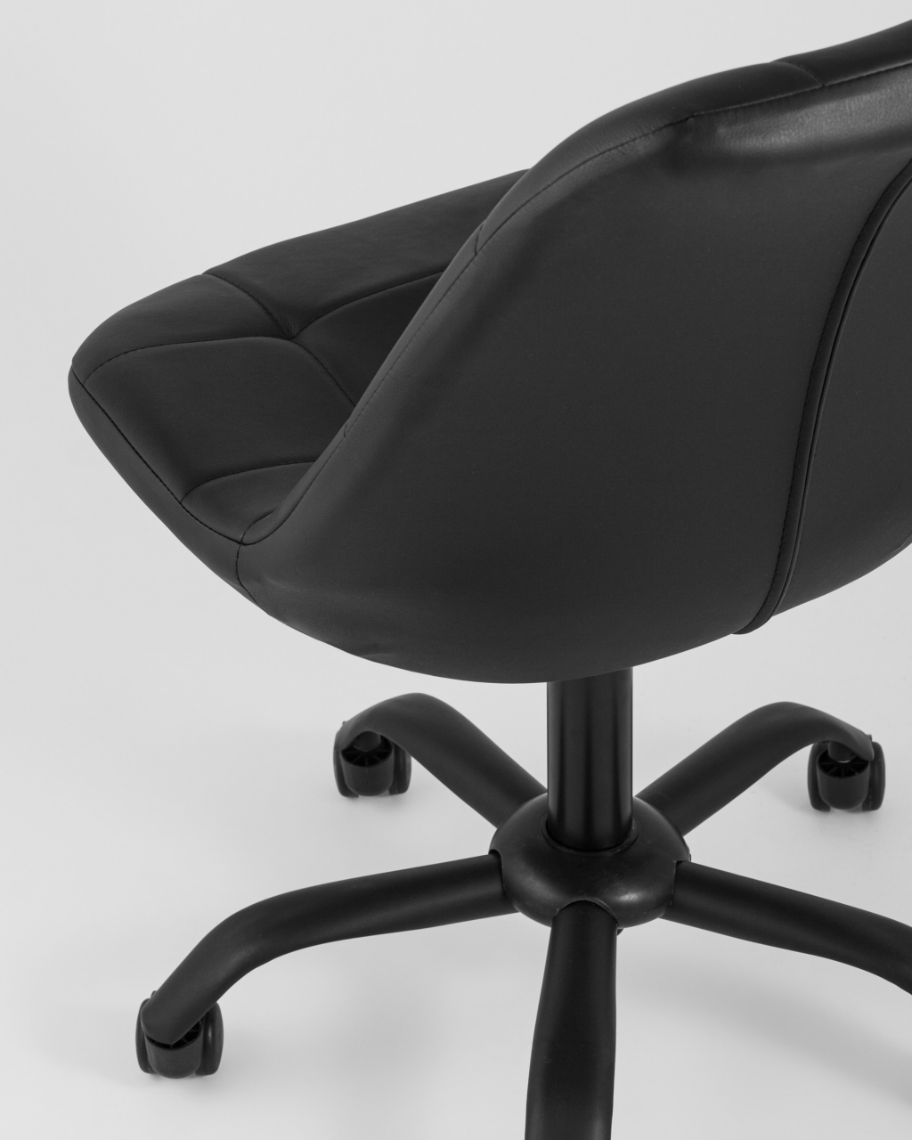 Офисный стул Гирос экокожа Черный