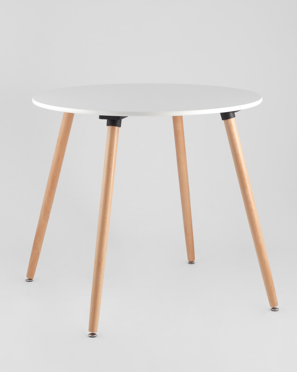 Обеденная группа стол Oslo Round WT 80 см, 4 стула Eames DSW Белый