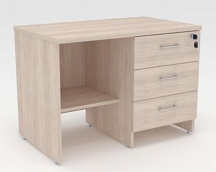 Тумба Греденция Public Comfort C-291-227-217 правая Дуб Сантана светлый