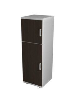 Шкаф-стеллаж трёхъярусный, односекционный с одной дверью ПД1 и одной дверью ПД2 ПШС3.1 венге/серый