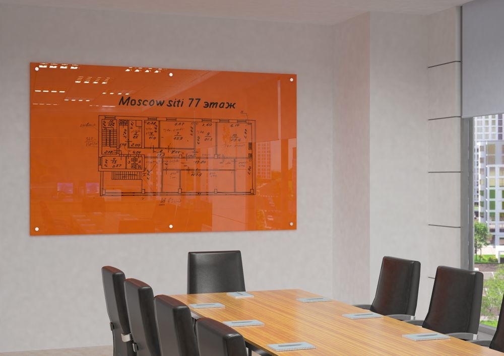 Доска магнитно-маркерная c внешними видимыми креплениями Askell Standart N120200 (034)